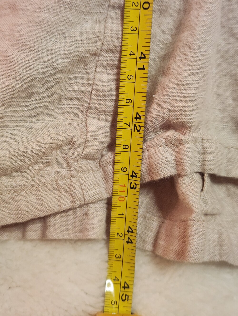 Tahari Sleeveless Linen Button-Front Maxi Dress in Light Beige Size 2 - Picture 13 of 14